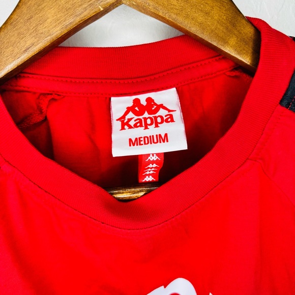 Kappa Red Men's T-Shirt - Picture 4 of 7